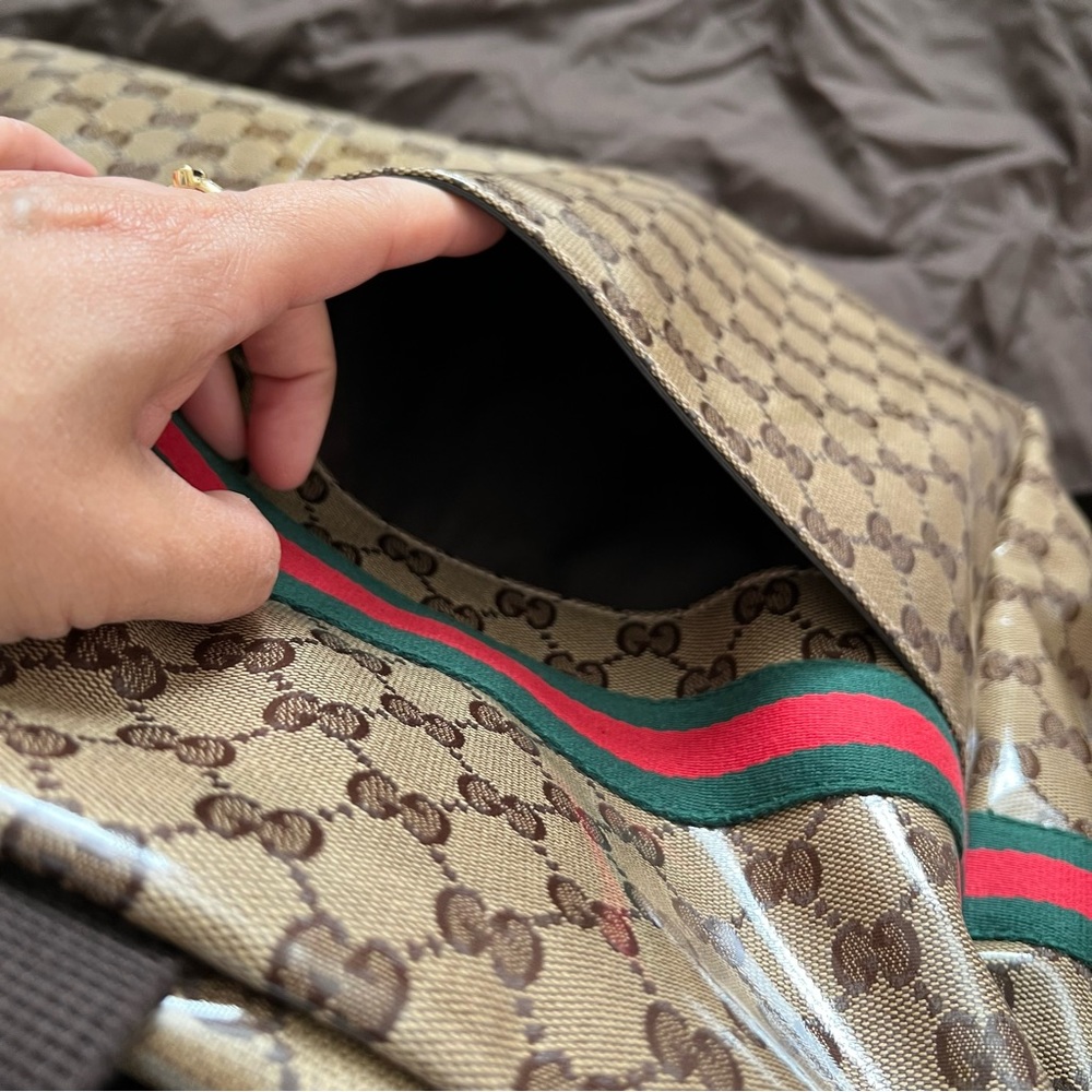 Gucci large travel luggage bag NWT authentic - Picture 6 of 13